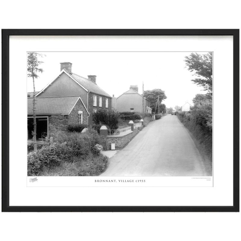 Bronnant, Village C1955 by Francis Frith - Single Picture Frame Print, 45cm H x 60cm W x 2.3cm D