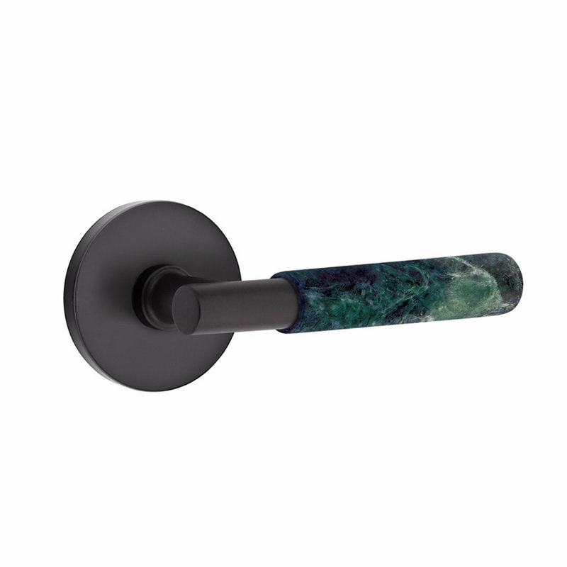Select Door Lever, Privacy (Bed & Bath), Flat Black