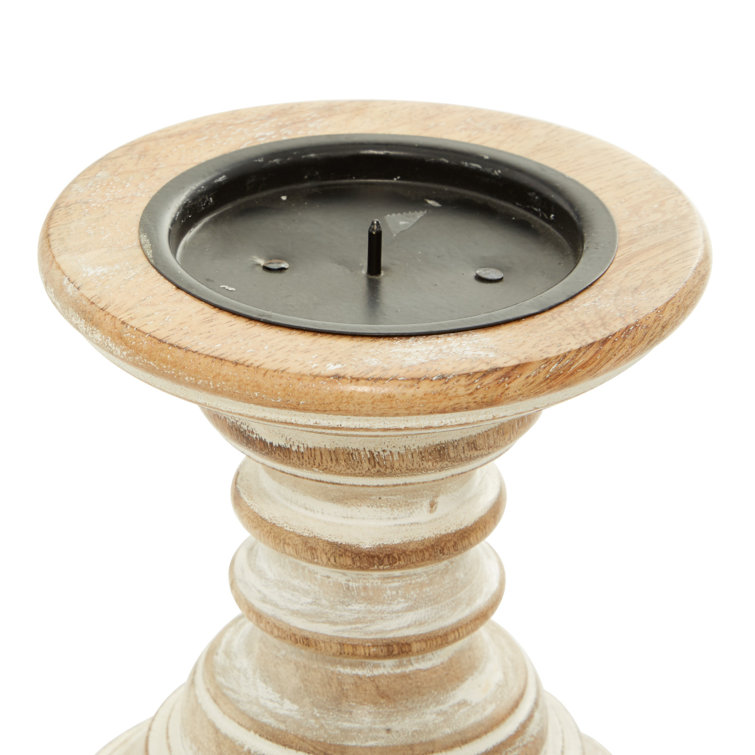 Solid Wood Tabletop Candlestick