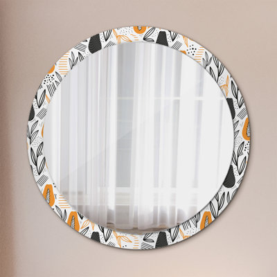 Huldar Glass Flat Wall Mirror