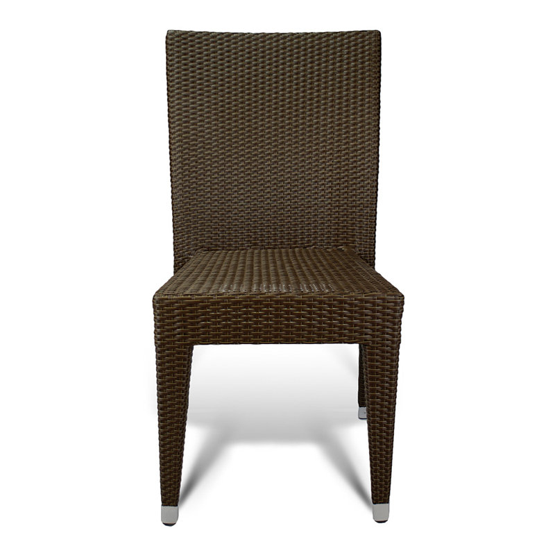Asbury Patio Side Chair, Coffee