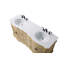 Meuble-lavabo double 66 po beige antique-1108507122