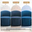 Fauteuil demi-tonneau pivotant rembourré Aunna-189368896