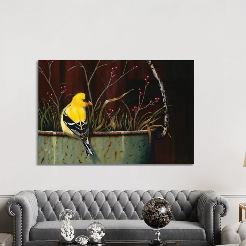 Yellow Bundle Of Joy by Camille Engel - Print on Canvas, Wrapped Canvas, 66.04 cm H x 45.72 cm W x 3.175 cm D