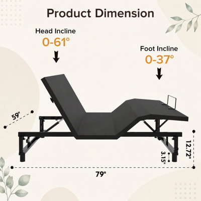 Adjustable Bed Base Frame