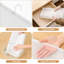 Ensemble de 2 organisateurs de sacs à main suspendus pour placard, 6 compartiments de rangement pour garde-robe peu encombrants avec crochets robustes (blanc)-331527686