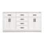 Base de meuble-lavabo à double cuve 66 po Chevron-122944682
