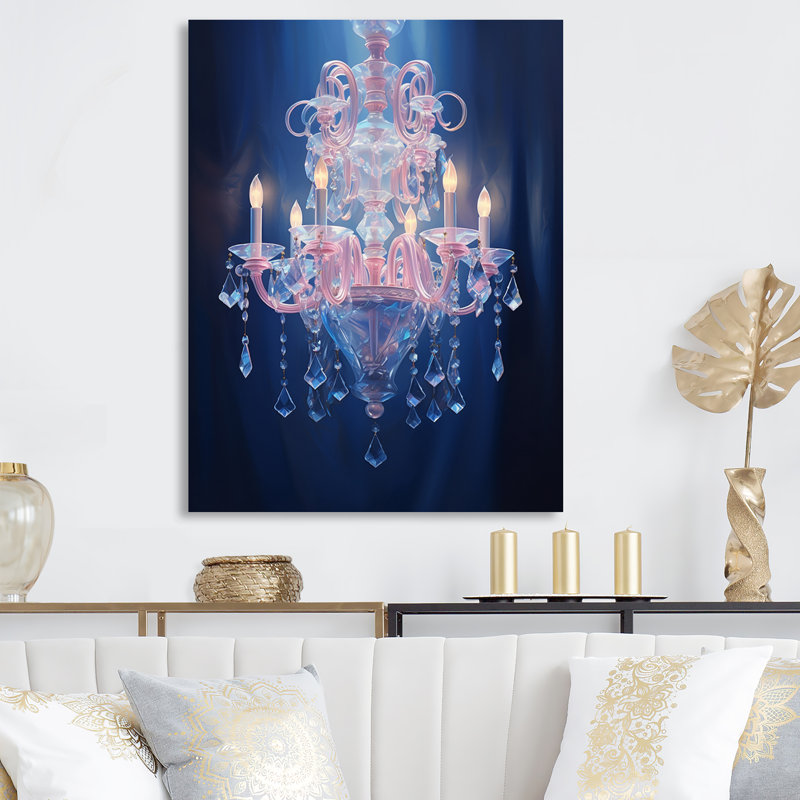Lustre Sublime Grace I - décoration murale en métal Glam, H 20 po x l 12 po x P 1 po