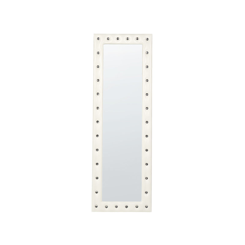Aimee-Louise Flat Floor Mirror, White