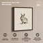 «Vellum Bunny I», reproduction d'art sur toile encadrée par Art Remedy, cadre en noyer, 36 x 45-131352668-131352670