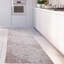 Carina Modern Washable Rugs in Pink | 6962-9303771