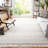 Southwestern Handmade Flatweave Ivory Area Rug-1110659377