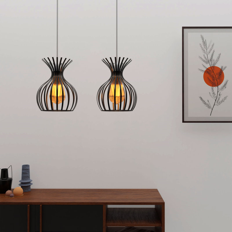 Averyana 25 cm H Oval Lamp Shade ( Uno ) in Black