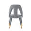 Chaise de salle à manger grise-925670094