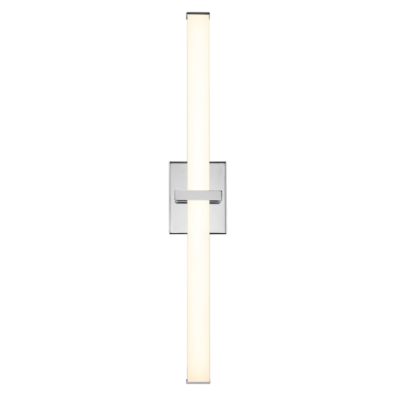 30" LED Vanity Light - Chrome - Opal Glass, Chrome