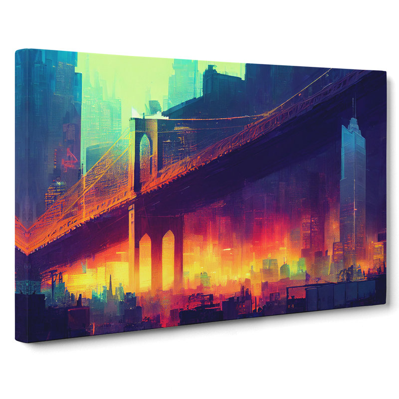 New York City Skyline Vol.4 - Wrapped Canvas Print, 35cm H x 50cm W x 3cm D
