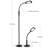 56'' Black LED Task Floor Lamp