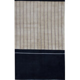 Hand-Knotted High-Quality Black Area Rug