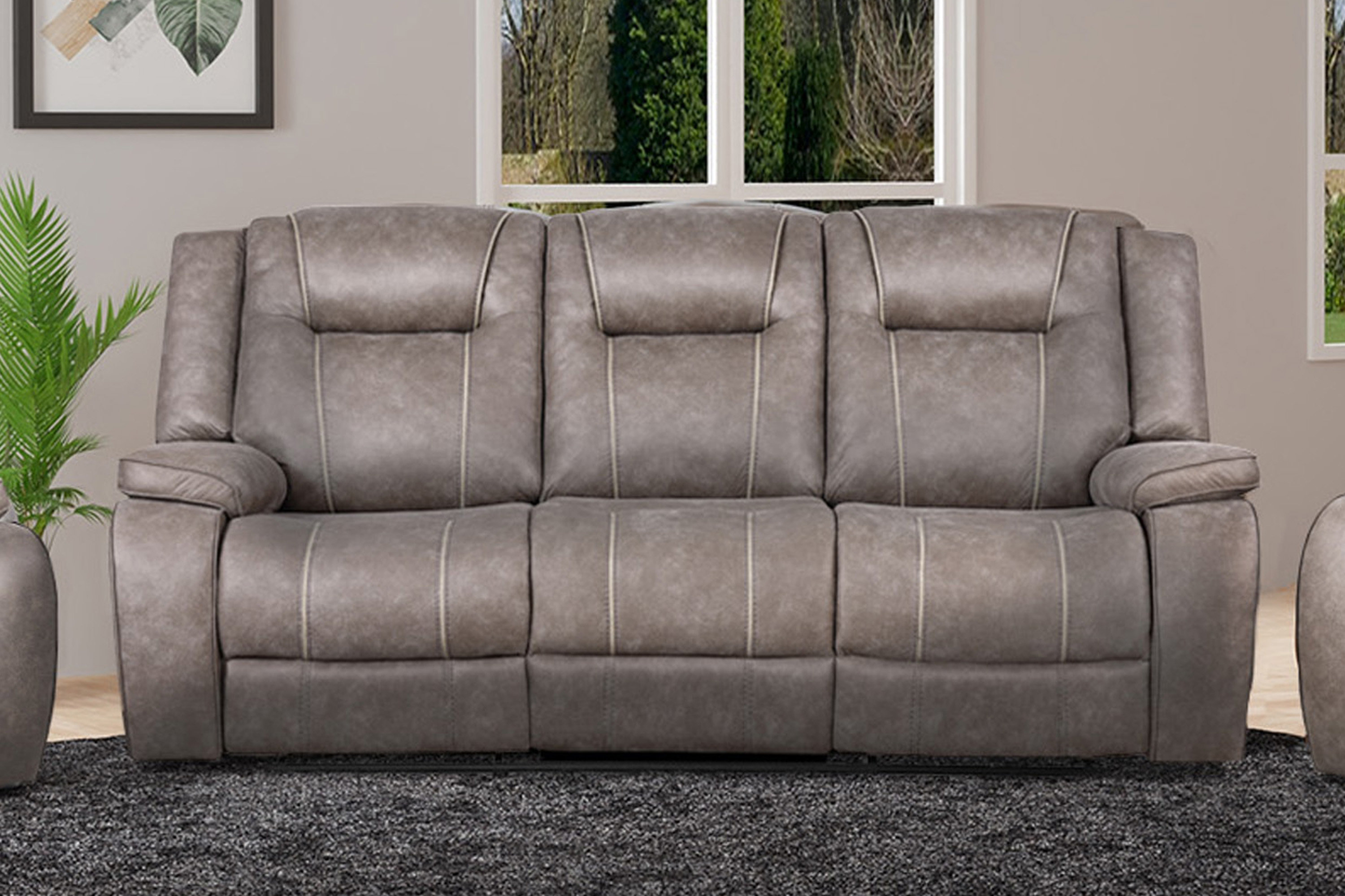 Wade Logan® Brana 88.2'' Pillow Top Arm Reclining Sofa Wayfair