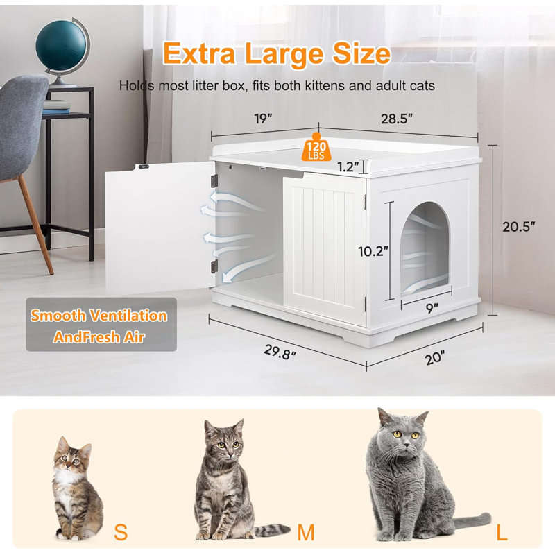 Bac à litière pour chat