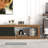 Extendable Tv Stand, Modern Entertainment Center For Up To 120 Inch Tv, Wood Reversible Tv Media Console With 3 Drawers For Living Room Bedroom, 82-110"