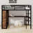 Loft Bed Frame With Built-In Wardrobe-166962412-166962414