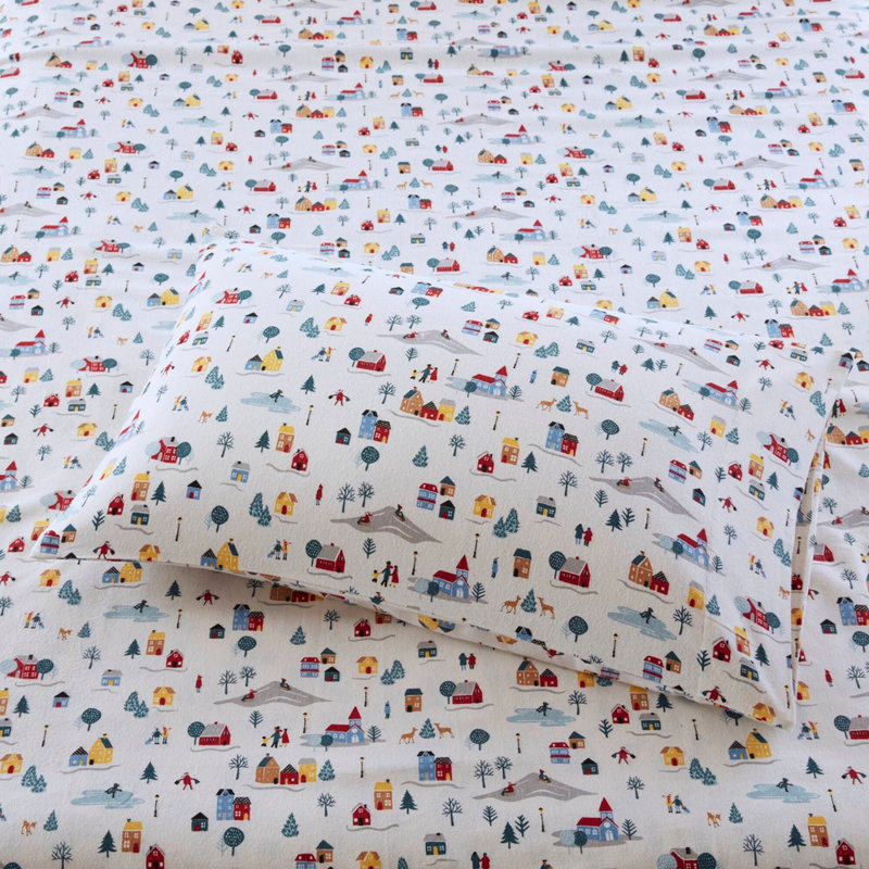 Ensemble de draps 3 pièces, Twin Sheet Set with 1 Pillowcase