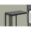 Table de bout moderne pour chambre à coucher - stratifié gris, design élégant