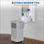 Climatiseur portatif, climatiseur autoportant de 10 000 BTU, climatiseur d'ambiance avec télécommande, fonction 3 en 1 de refroidissement et de ventilation et séchage, refroidissement jusqu'à 450 pieds carrés, mode veille et minuterie 24 heures, fonc