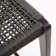 Aleksandrina Outdoor Counter or Bar Height Bar Stool with Arms in Eucalyptus Wood and Rope