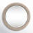 Lana Solid Wood Round Wall Mirror