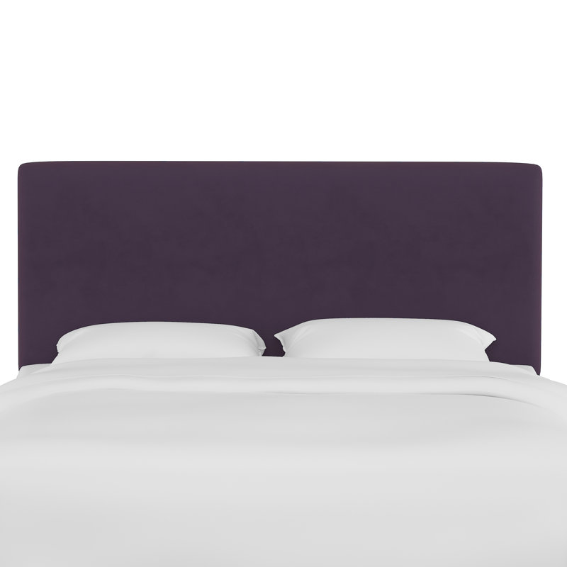 Eisley Upholstered Headboard, Full, Classic Aubergine Velvet