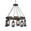 Miner's 6 - Light Chandelier