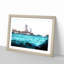 Mackinac Bridge in Michigan in Abstract - Picture Frame Graphic Art Print-55759060-55759059