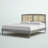Sierra Cane and Wood Platform Bed with Angular Legs-1361104995-1464664693