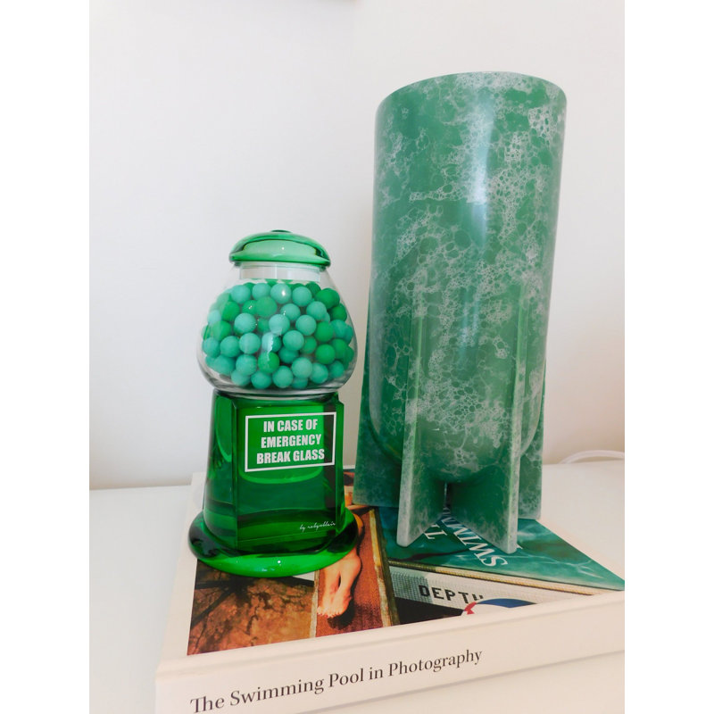 Licorice, Green/Clear/White