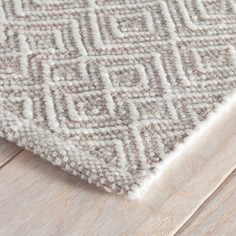 Annabelle Grey Handwoven Indoor/Outdoor Rug, Rectangle 3' x 5'