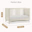 Lit de bébé convertible 4-en-1 Dylan-115222611