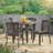 Northmoore 4 - Person Wicker Patio Dining Set with Square Table