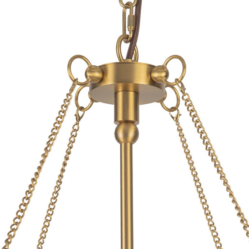 Crosby 4-Light Chandelier, Doré