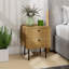 40cm W Engineered Wood Bedside Table