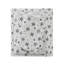Ensemble de draps 4 pièces 100% coton, flocons de neige noirs-132456929
