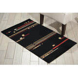 Annelise Black Area Rug