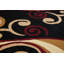 Tapis brun clair / bourgogne Bailes-1297545674