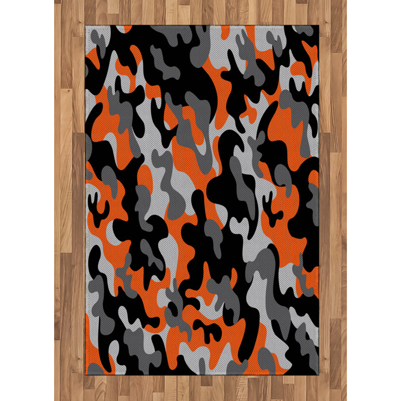 Tapis décoratif Camo, Rectangle— 4 pi x 5 pi 8 po