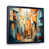 Black Floater Framed