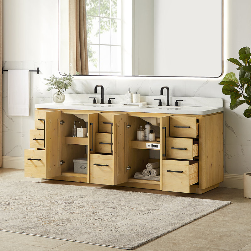 Meuble-lavabo double 84 po Linneus
