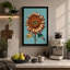 Sunflower Study Botanical - Wrapped Canvas-765241954-765241956