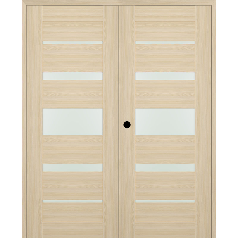 Porte pré-suspendue standard Avon 07-03, 63,5 po x 95,24 po, Pacane, Droite