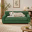 Canapé pour animaux doux et confortable avec dossier et accoudoirs, adapté aux chiens de petite et moyenne taille, design rectangulaire moderne-379086401